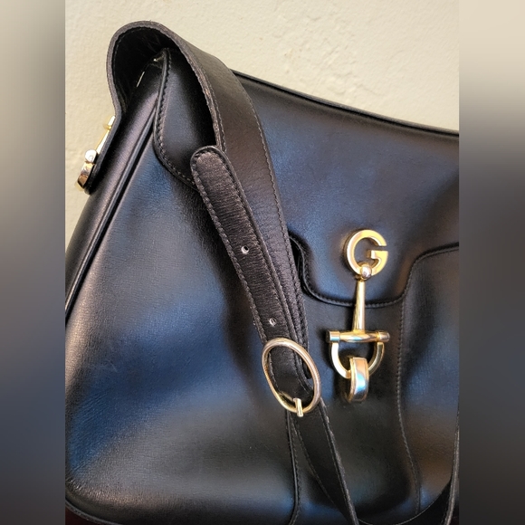 GUCCI BLACK RARE VINTAGE BAG - Picture 5 of 16